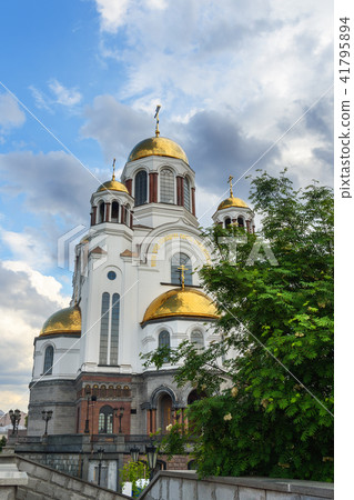 Church on Blood in Honour in Yekaterinburg. Russia 41795894