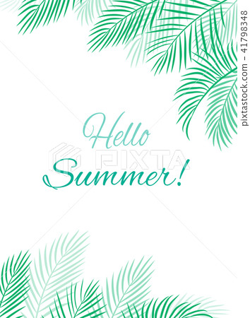 tropical background hello summer 41798348