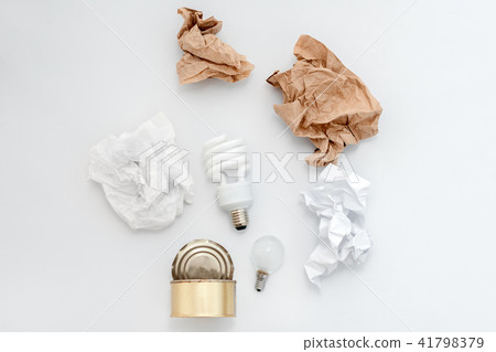 Recyclable waste, resources.Clean glass, plastic Recyclable waste, resources.Clean glass, plastic 41798379