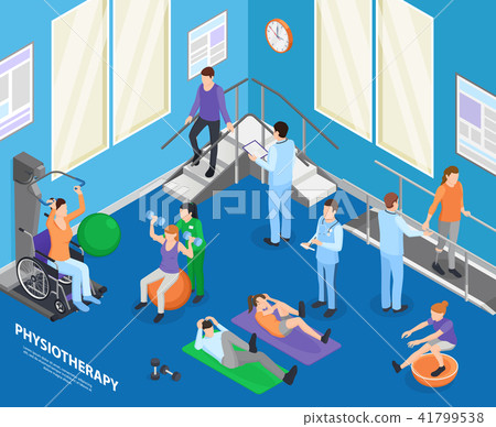 Physiotherapy Isometric Composition 41799538