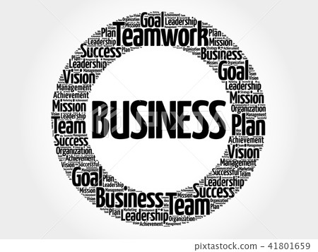 Business circle word cloud Business circle word cloud 41801659