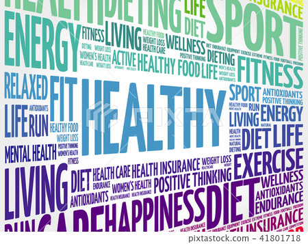 HEALTHY word cloud 41801718