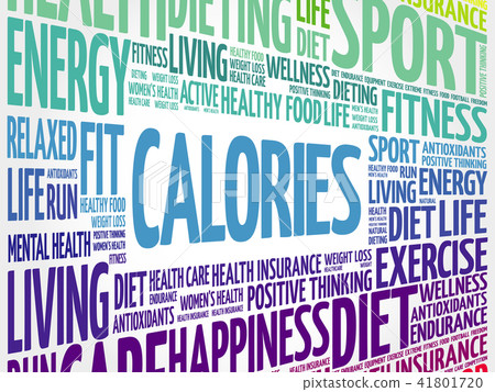 CALORIES word cloud 41801720