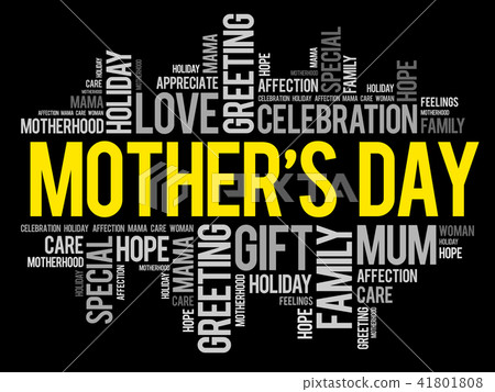 Mother's Day word cloud 41801808