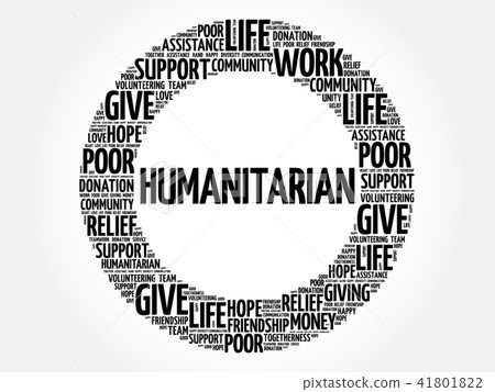 Humanitarian word cloud collage Humanitarian word cloud collage 41801822