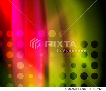 Neon holographic fluid color wave for web, wallpaper, pattern, texture and background 41802929