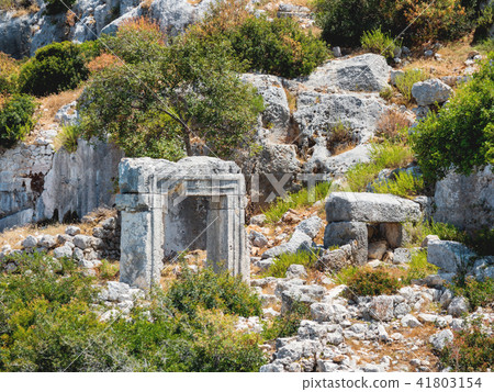 Ruins of Sunken city on Kekova, Turkey. Ruins of Sunken city on Kekova, Turkey. 41803154