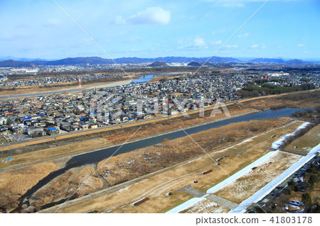 Gifu prefecture Kakamigahara city cityscape 41803178