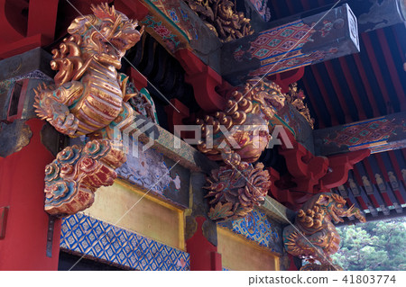 Sculpture of Nikko Toshogu Shrine Sculpture of Nikko Toshogu Shrine 41803774