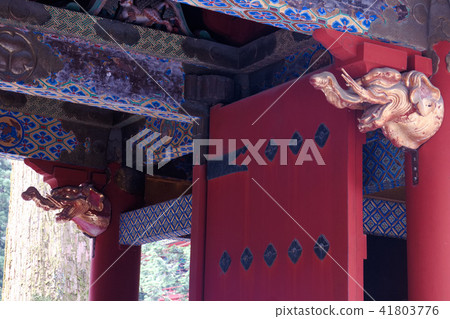 Sculpture of Nikko Toshogu Shrine Sculpture of Nikko Toshogu Shrine 41803776