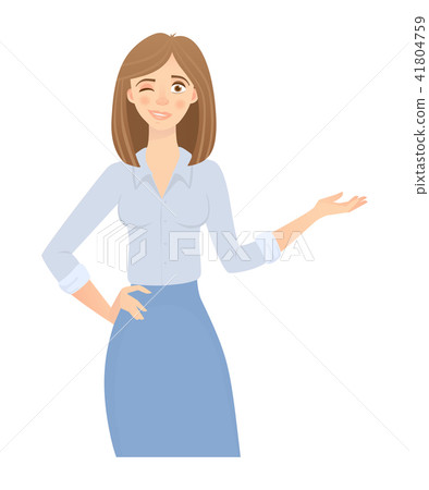 business woman isolated business woman isolated 41804759