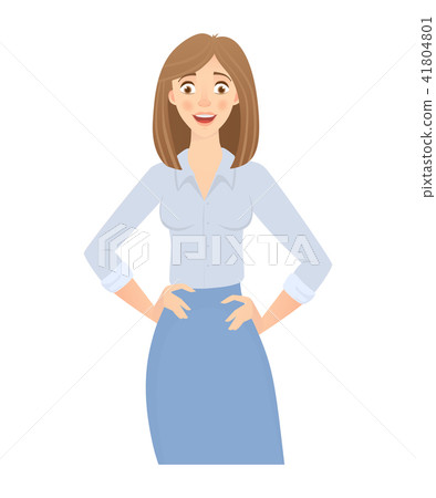 business woman isolated business woman isolated 41804801