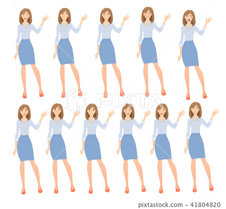 business woman set - Stock Illustration [41804820] - PIXTA