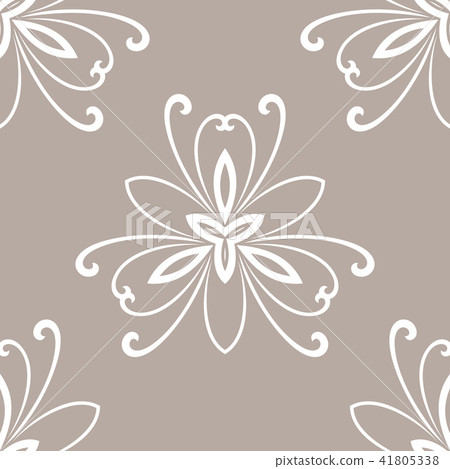 Floral Fine Seamless Vector Pattern 41805338