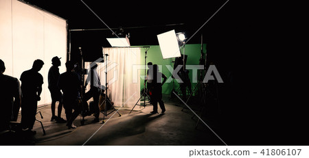 Behind the scenes of video shooting production 41806107