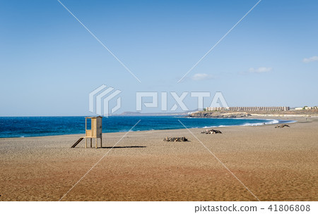 Playa de Tejita sand beach at Tenerife island 41806808