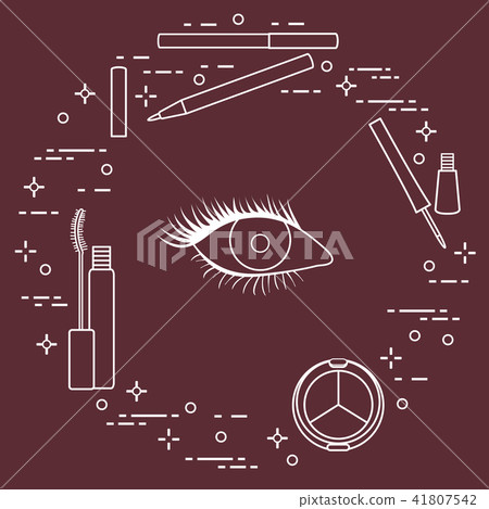 Eye makeup Decorative cosmetics. 41807542