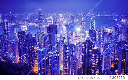 來自香港太平山太平山的風景 來自香港太平山太平山的風景 41807653