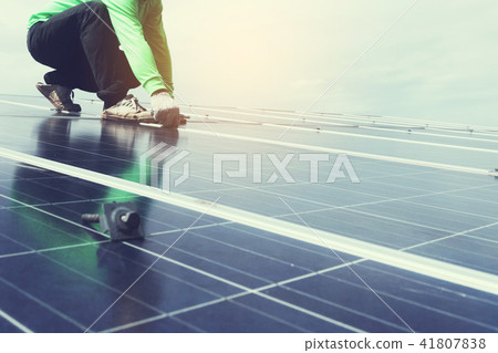 engineer team working in solar power engineer team working in solar power 41807838