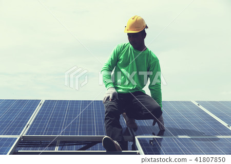 engineer team working in solar power engineer team working in solar power 41807850
