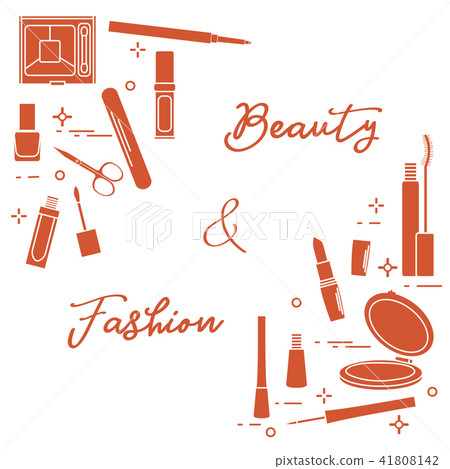 Decorative cosmetics Accessories for nail care. Decorative cosmetics Accessories for nail care. 41808142