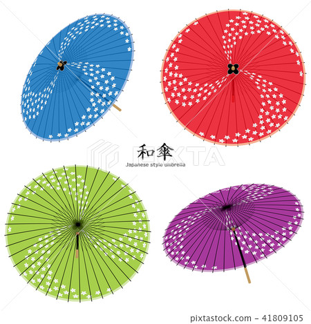Vector Illustration Design umbrella umbrella Japanese-style umbrella Japanese tradition 41809105