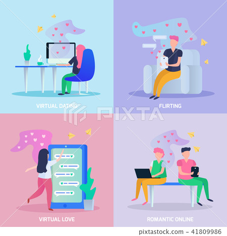 Virtual Love Orthogonal Concept  41809986