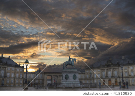 Royal Amalienborg Palace in Copenhagen Royal Amalienborg Palace in Copenhagen 41810920