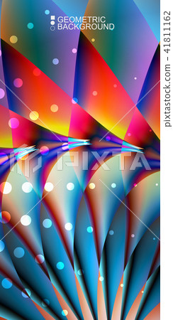 Geometric colorful abstract background 41811162