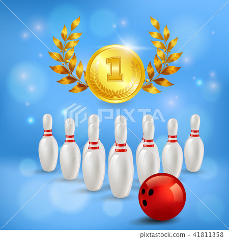Bowling Victory 3D Composition 41811358