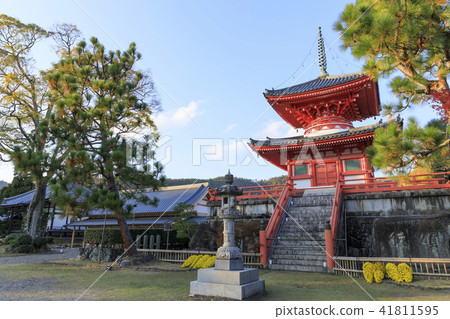 京都的Daikaku-ji·秋·清普佛 41811595