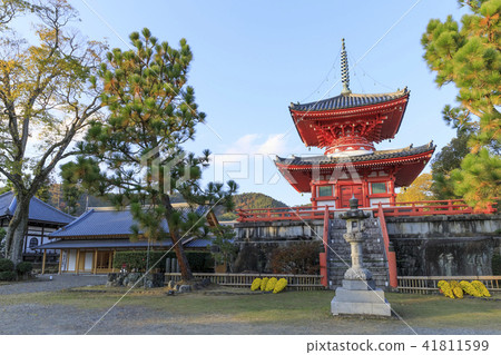 京都的Daikaku-ji·秋·清普佛 41811599