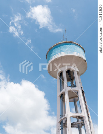 Water tank tower. 41811626