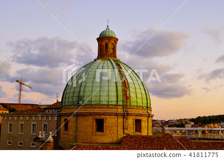 dome of Cathedral sunset Ancona Italy 41811775