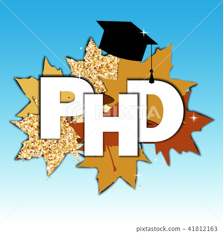 Doctor of Philosophy concept. PHD Doctor of Philosophy concept. PHD 41812163