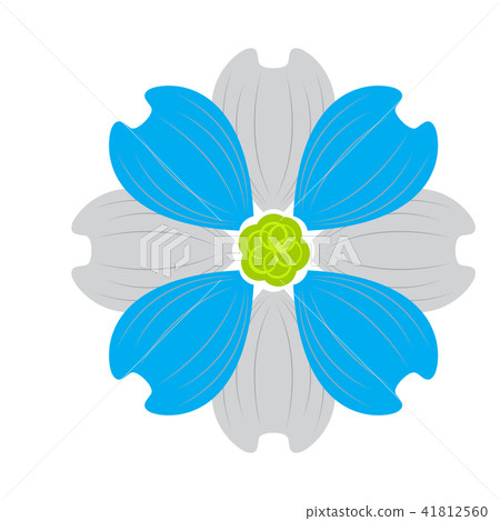Isolated flower icon 41812560