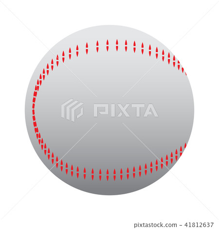 Isolated baseball ball icon Isolated baseball ball icon 41812637