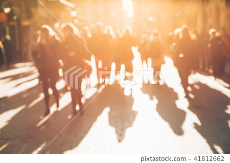 Blurred people background Blurred people background 41812662