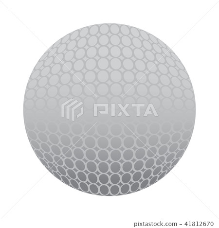 Isolated golf ball icon Isolated golf ball icon 41812670