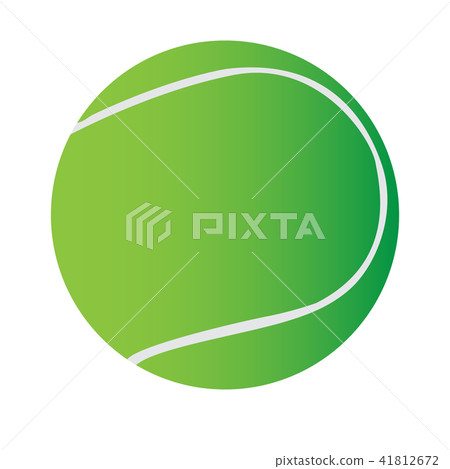 Isolated tennis ball icon Isolated tennis ball icon 41812672