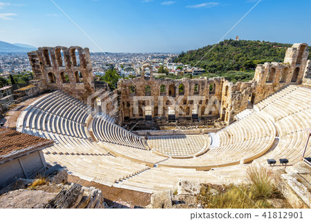 Odeon of Herodes Atticus at Acropolis in Athens Odeon of Herodes Atticus at Acropolis in Athens 41812901