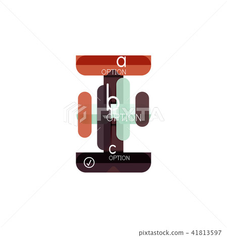 Abstract lines geometric infographic layoutAbstract lines geometric infographic layout, data 41813597