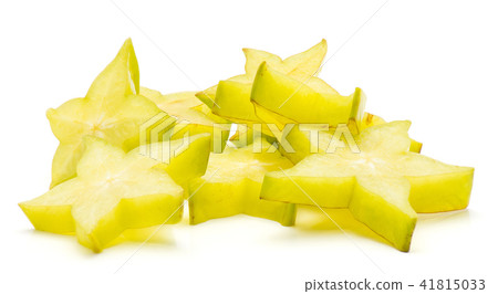 Fresh carambola isolated on white Fresh carambola isolated on white 41815033