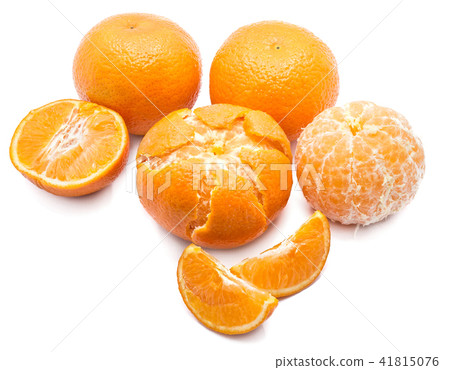 Fresh clementine isolated on white Fresh clementine isolated on white 41815076