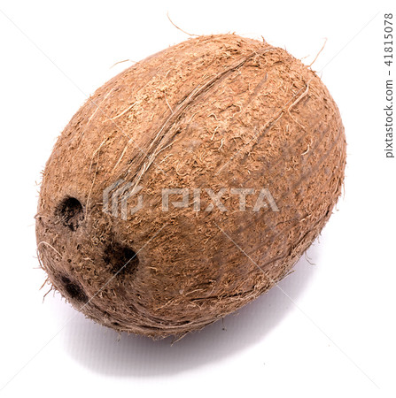Fresh coconut isolated on white Fresh coconut isolated on white 41815078