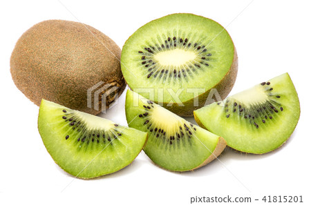 Fresh kiwi isolated on white 41815201