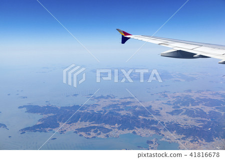 Wing, Airplane, Dalmatian, Coast Guard, Jeonnam 41816678