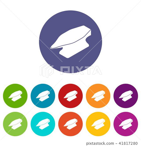 Anvil icons set vector color Anvil icons set vector color 41817280
