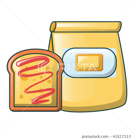 Crack bakery icon, cartoon style Crack bakery icon, cartoon style 41817313