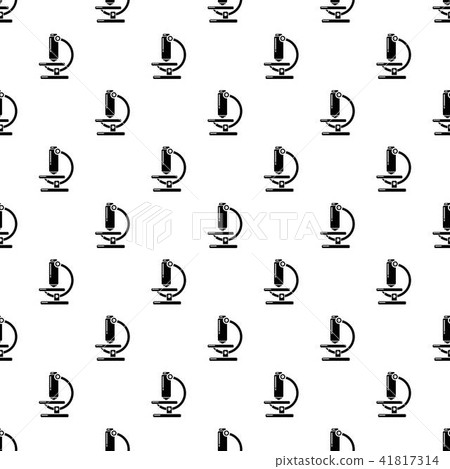 Microscope modern icon, simple black style Microscope modern icon, simple black style 41817314